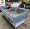 TỦ MÁT KÍNH CONG TRƯNG BÀY THỰC PHẨM SIÊU THỊ