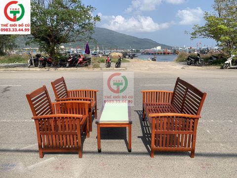 BỘ SALON GỖ NAN CAO