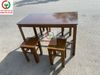 BỘ BÀN ĂN 4 GHẾ ĐẨU GỖ CAO SU