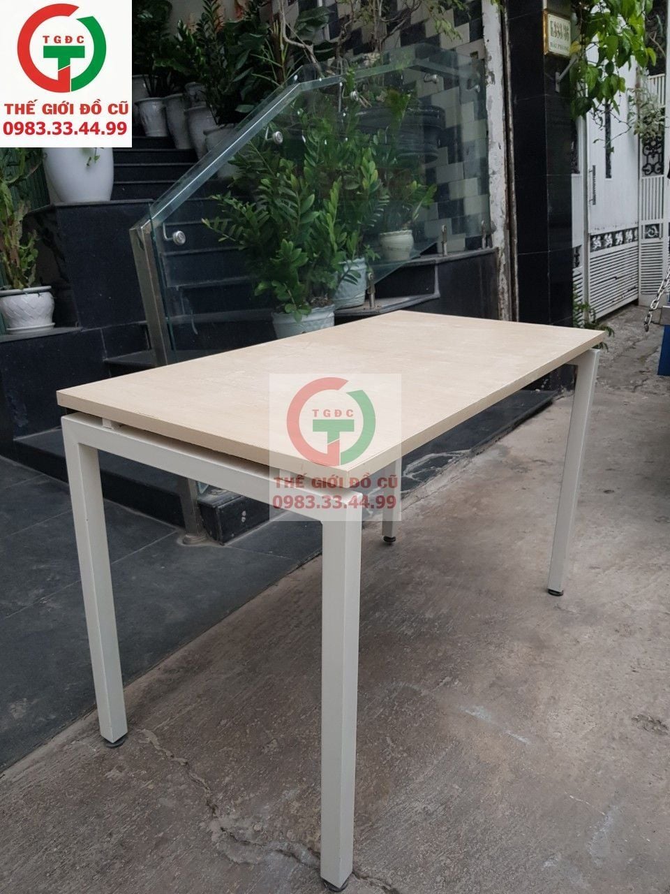 BÀN HỌC - BÀN LÀM VIỆC CHỮ U KHUNG SẮT
