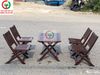 BÀN GHẾ GỖ XẾP CAFE