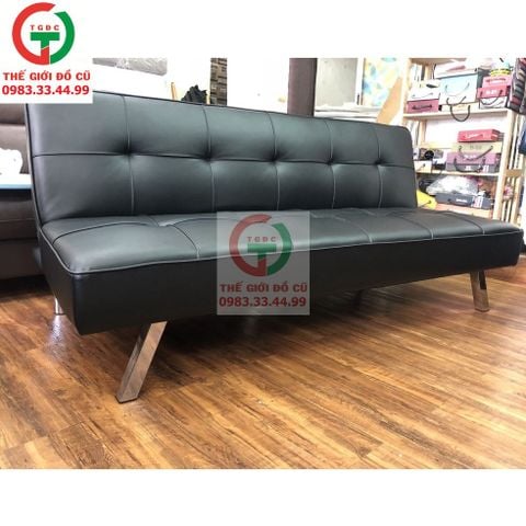 SOFA BED DA MÀU ĐEN