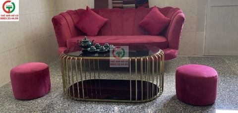 SOFA BĂNG NHUNG VỎ SÒ