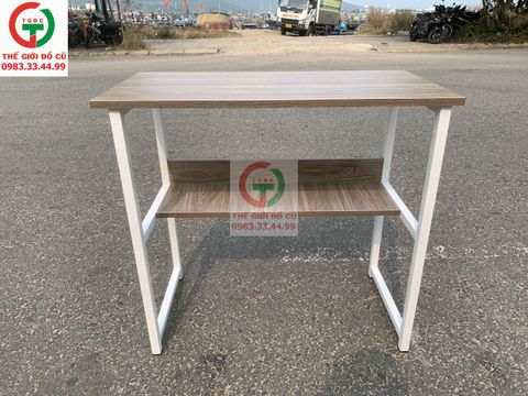 BÀN HỌC - BÀN LÀM VIỆC GỖ MDF MÀU ÓC CHÓ