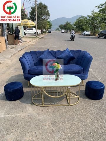 SOFA BĂNG NHUNG VỎ SÒ