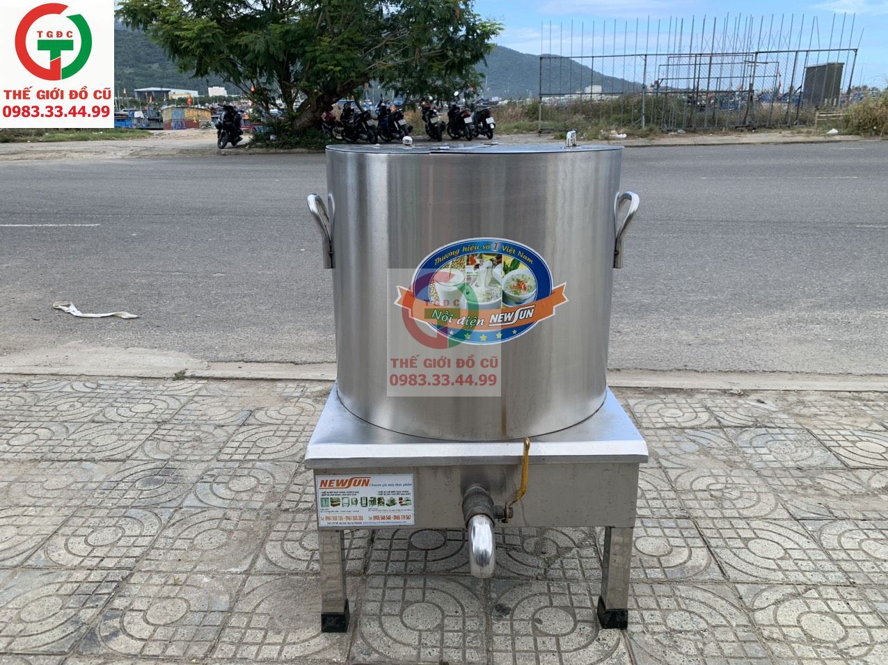 NỒI PHỞ ĐIỆN INOX 90L
