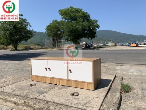 TỦ GỖ GIÀY DÉP MẪU NGANG HIỆN ĐẠI