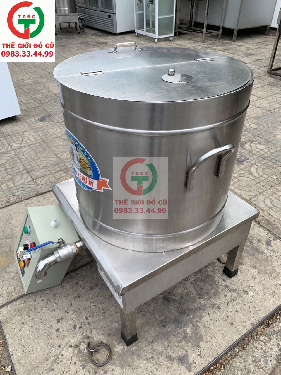 NỒI HẦM XƯƠNG - NỒI PHỞ ĐIỆN - NỒI NƯỚC LÈO BÚN - NỒI LUỘC THỊT 100L