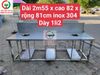 BẾP KHÈ 3 HỌNG INOX 304