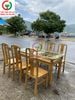 BÀN GHẾ ĂN GỖ SỒI