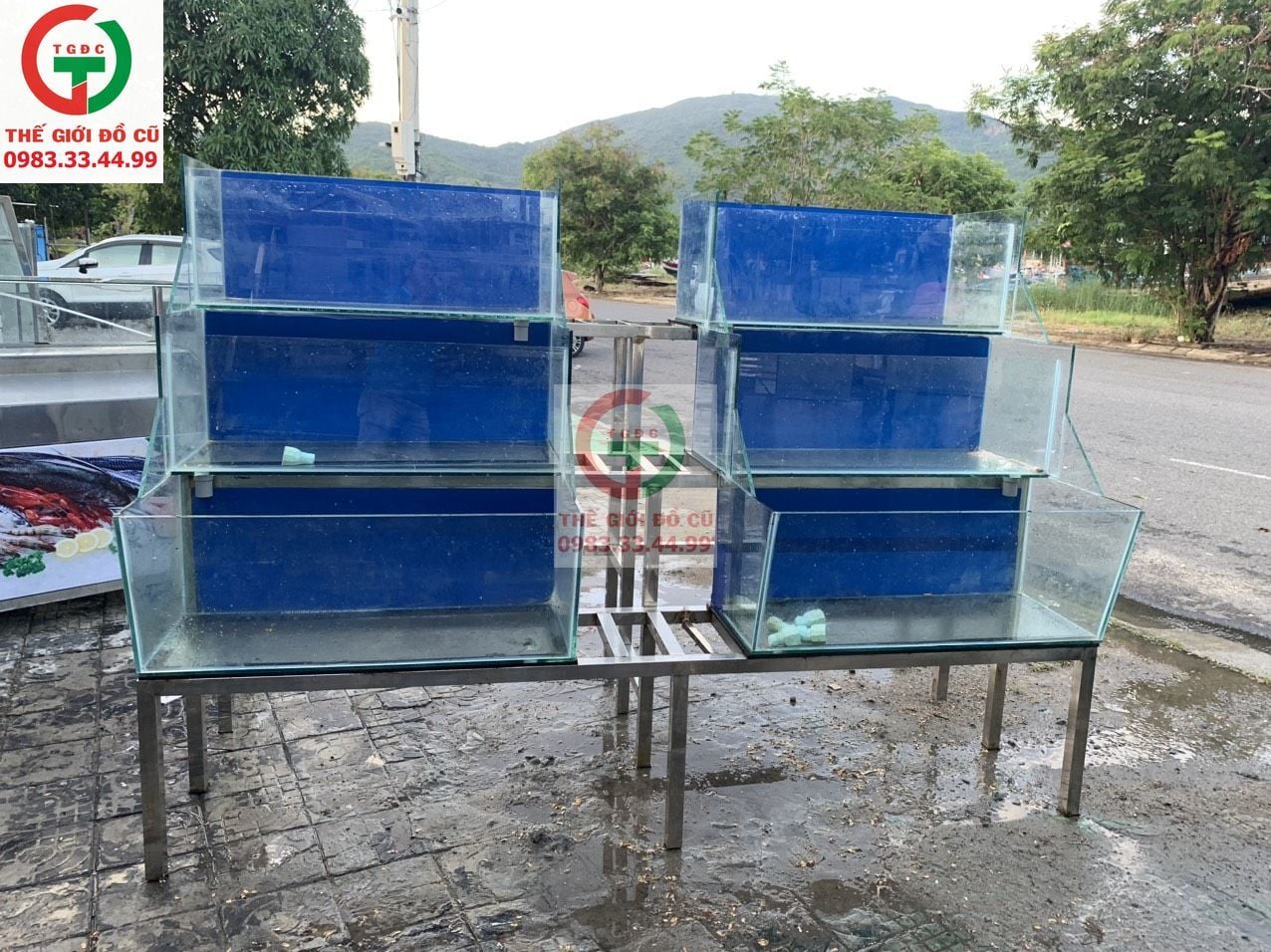 BỂ HẢI SẢN 3 TẦNG