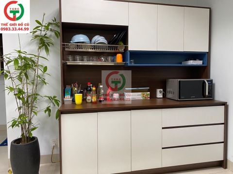 GIAN TỦ BẾP GỖ MDF ỐP MELAMINE