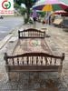 GIƯỜNG GỖ CHÂN TIỆN XƯA 1M4