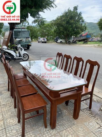 BỘ BÀN GHẾ ĂN GIA ĐÌNH 8 GHẾ