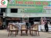 BỘ BÀN TRÀ 5 GHẾ GỖ ĐỆM