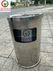 THÙNG RÁC INOX BÁN NGUYỆT