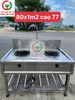 BẾP KHÈ 2 HỌNG INOX 304