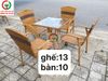 BÀN GHẾ NHỰA MÂY CAFE