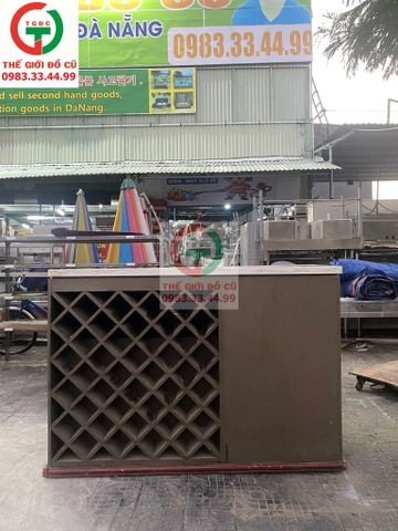 KỆ GỖ MẶT ĐÁ TRƯNG BÀY