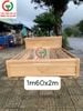 GIƯỜNG GỖ SỒI 1M6