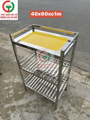 KỆ BẾP INOX 3 TẦNG