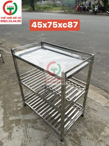 KỆ BẾP INOX 3 TẦNG