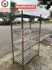 KỆ INOX 4 TẦNG ĐỰNG ĐỒ DÙNG CỐC CHÉN QUÁN XÁ