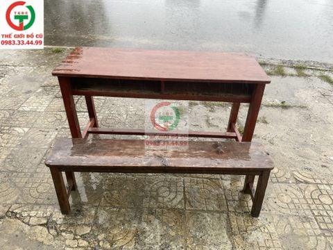 BÀN GHẾ BĂNG GỖ HỌC SINH