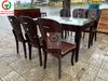 BÀN GHẾ ĂN GIA ĐÌNH 6 GHẾ GỖ TỰ NHIÊN NHẬP KHẨU