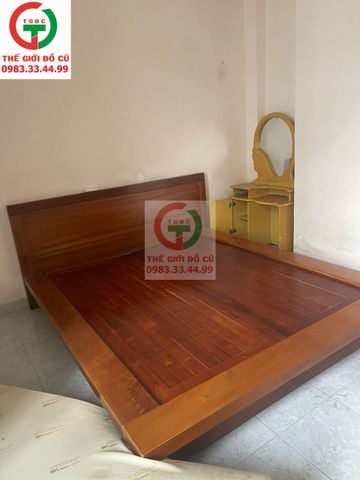 GIƯỜNG BỆT KIỂU NHẬT GỖ XOAN ĐÀO PHẢN QUẾ