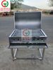 LÒ NƯỚNG THAN BBQ INOX CÓ NẮP ĐẬY