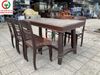BÀN GHẾ CHỮ U 6 GHẾ GỖ XƯA