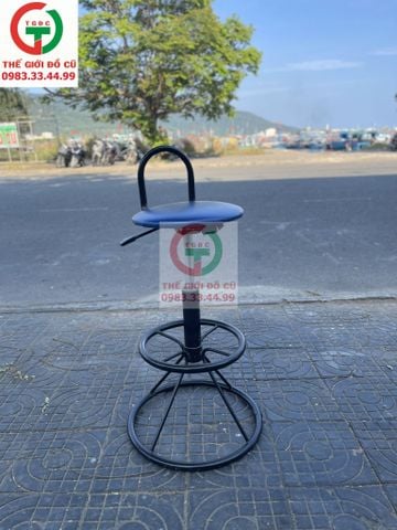 GHẾ BAR SẮT ĐỆM DA