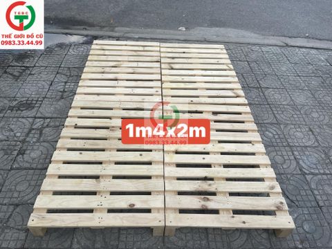 SẠP GIƯỜNG GỖ 1M4