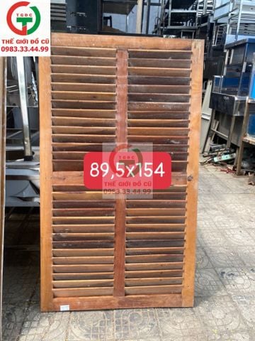 CỬA LÁ SÁCH GỖ