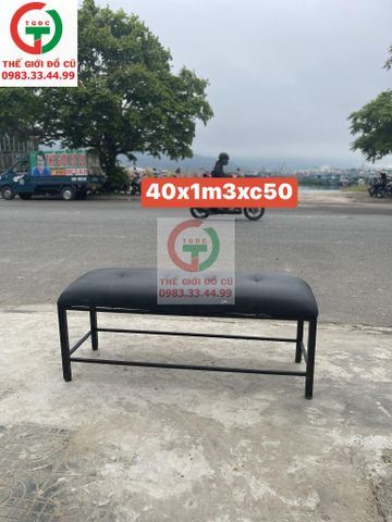 GHẾ BĂNG CHỜ ĐỆM DA