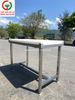 BÀN INOX THỚT NHỰA TRẮNG DÀY 5CM
