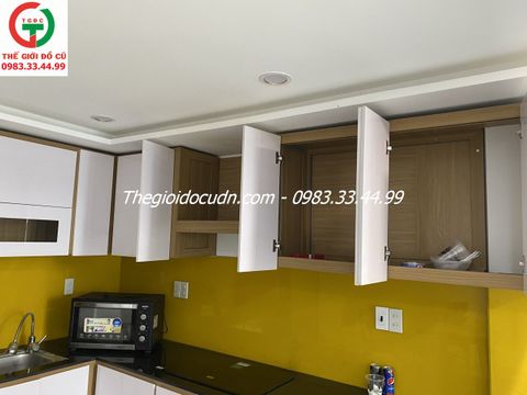 TỦ BẾP TRÊM GỖ MDF ỐP MELAMINE