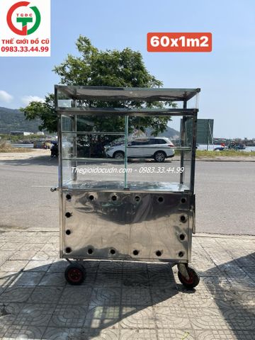 TỦ BÁN HÀNG INOX 1M2