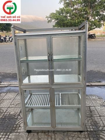 TỦ CHÉN BÁT NHÔM KÍNH