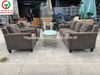 BỘ GHẾ SOFA ĐỆM NHUNG NÂU