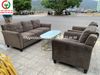 BỘ GHẾ SOFA ĐỆM NHUNG NÂU