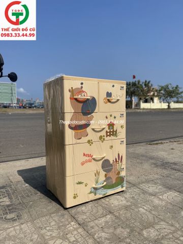 TỦ NHỰA ÁO QUẦN TRẺ EM 5 NGĂN