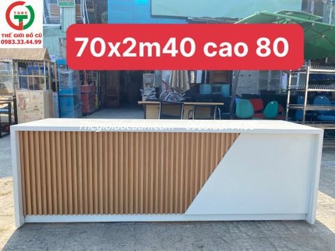 QUẦY THU NGÂN - QUẦY LỄ TÂN GỖ MDF