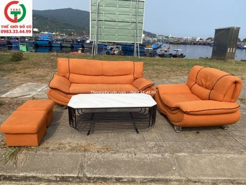 SOFA ĐỆM MÀU CAM