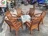 BỘ BÀN TRÀ 6 GHẾ GỖ ĐỨC LONG GIA LAI