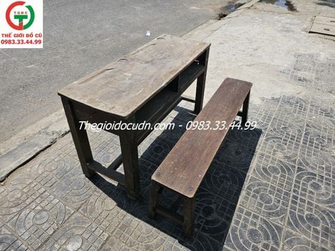 BÀN GHẾ BĂNG GỖ HỌC SINH