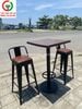 BÀN GHẾ BAR TOLIX ĐỆM DA