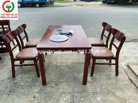 BÀN LẨU NƯỚNG GHẾ MANGO