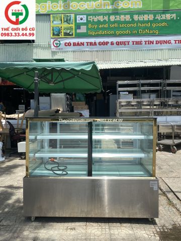 TỦ MÁT SHINICHI KÍNH VUÔNG TRƯNG BÀY BÁNH KEM